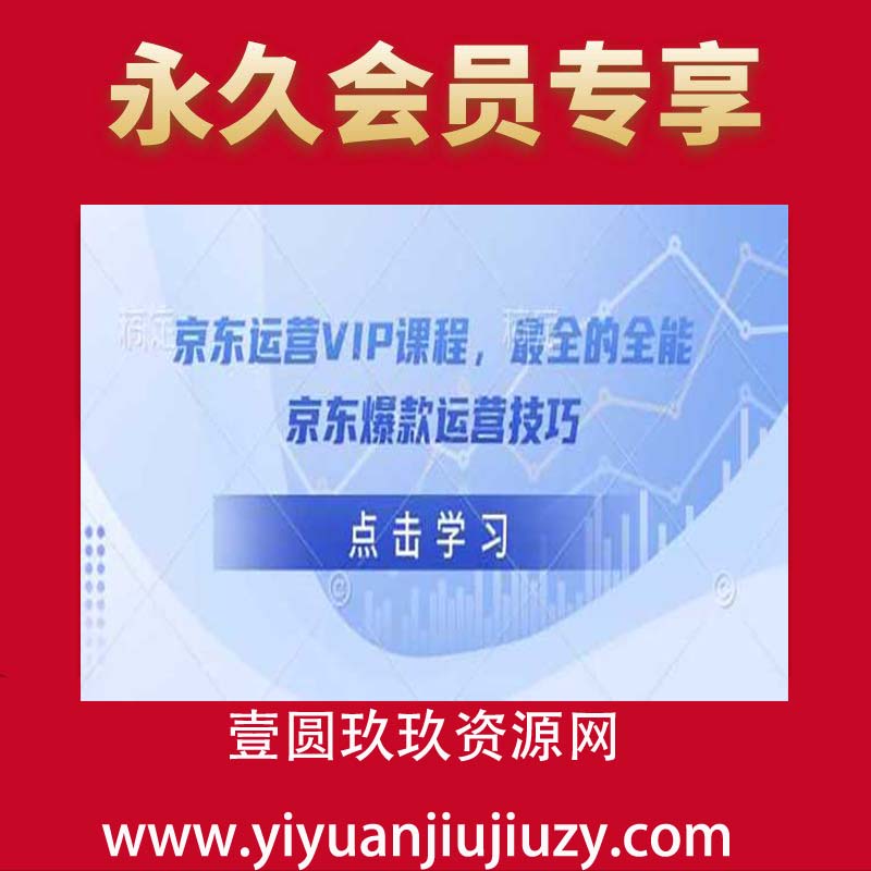 京东运营VIP课程，最全的全能京东爆款运营技巧