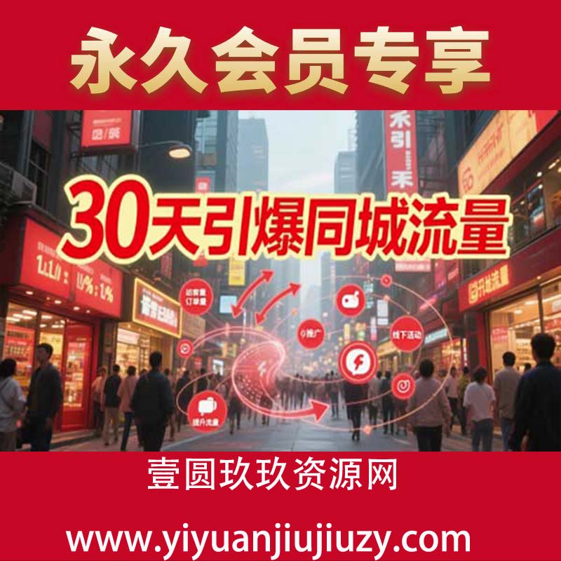 30天引爆同城流量：团购篇 认知篇 流量篇 来客篇 达人篇 老板人设IP篇 投流篇