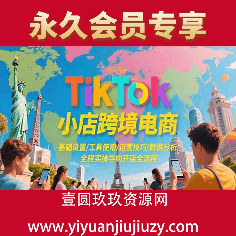 基础设置/工具使用/运营技巧/数据分析，全程实操导向开店全流程