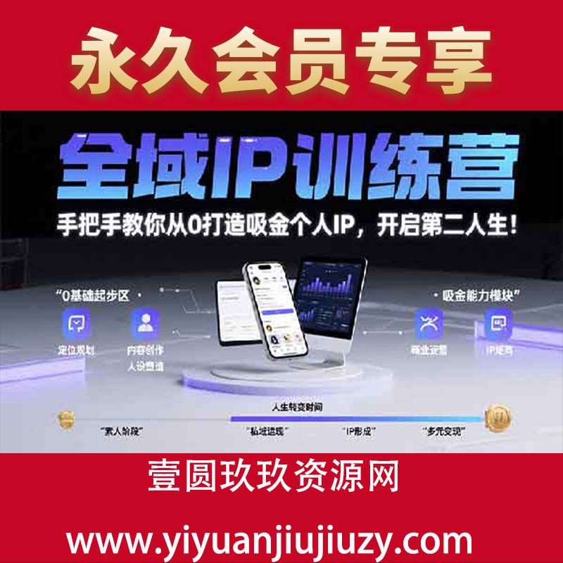 手把手教你从0打造吸金个人IP  你隔壁阿柴柴桑「第二人生」IP俱乐部